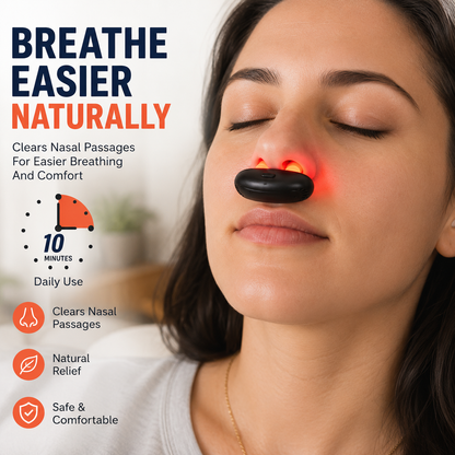 Red Light Nasal Relief That Helps You Breathe Easier In Just Minutes A Day