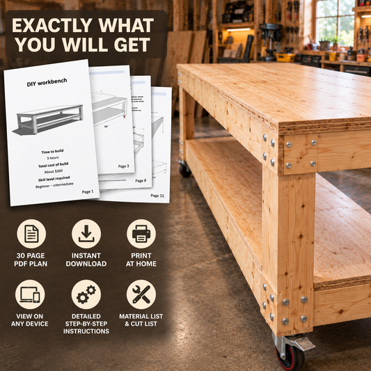 A Spacious Workbench for Your Workshop